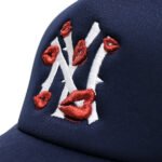 OG “ NY IS KISSING ME “ NAVY TRUCKER HAT