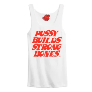 PBSB RED ON WHITE TANK TOP DRESS