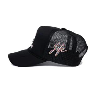 SUMMER BLACK LR TRUCKER HAT